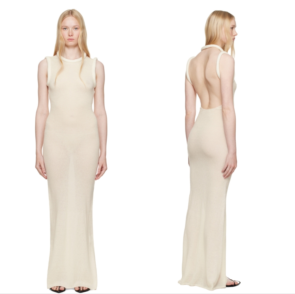 Bb4. Nwt Aya Muse Aura Maxi Backless Dress